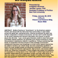 Friday, Jan. 26 3:30 p.m. Hixson-Lied Science Building, Room 522 “Why the West Became Wild: Informal Governance with Incomplete Networks” Mathematics...