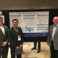 Mike Miller, EMS program director, and Bill Leggio, paramedic program coordinator, with Ash Panchal, Research and Fellowship Director at the...