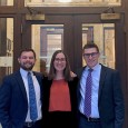 Last week, Creighton’s National Moot Court team of Emily Dickson, Jon Latka, and Mitchell Sell competed in New York City at...